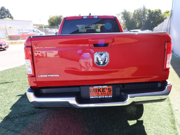 RED, 2022 RAM 1500 LONE STAR Image 8