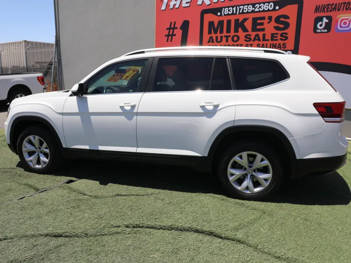 WHITE, 2019 VOLKSWAGEN ATLAS SE Image 12