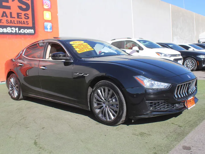 BLACK, 2020 MASERATI GHIBLI Image 7