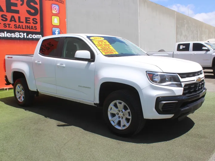 WHITE, 2021 CHEVROLET COLORADO LT Image 6