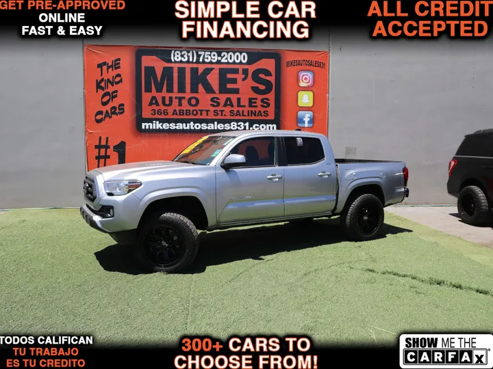 SILVER, 2023 TOYOTA TACOMA SR5 Image 1