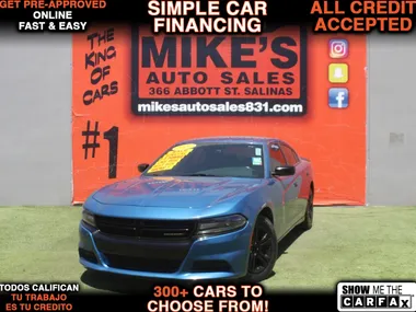 BLUE, 2020 DODGE CHARGER SXT Image 1