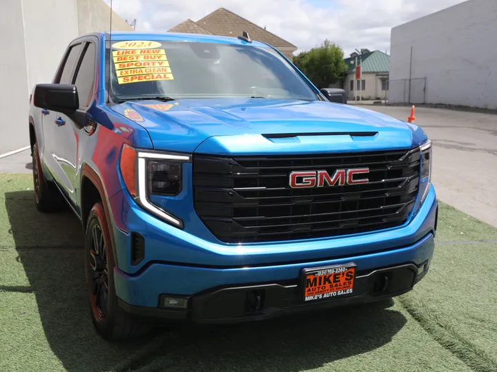 BLUE, 2023 GMC SIERRA ELEVATION Image 4