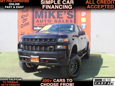 BLACK, 2019 CHEVROLET SILVERADO CUSTOM TRAIL BOSS Image 1