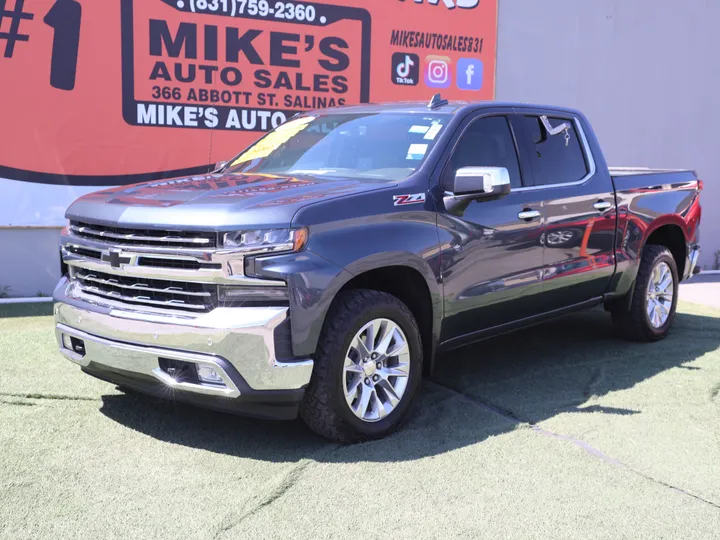 GRAY, 2019 CHEVROLET SILVERADO LTZ Image 2