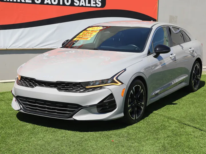 GRAY, 2022 KIA K5 GT-LINE Image 2