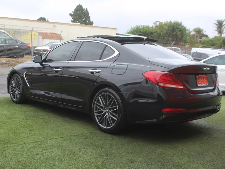 BLACK, 2019 GENESIS G70 ADVANCED Image 4