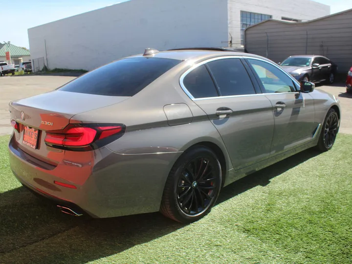 GRAY, 2022 BMW 530I Image 6