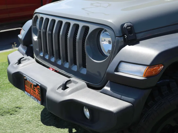 GRAY, 2021 JEEP WRANGLERUNLIMITED UNLIMITED SPORT Image 15