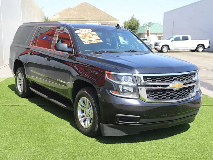 BLACK, 2020 CHEVROLET SUBURBAN LT Image 4