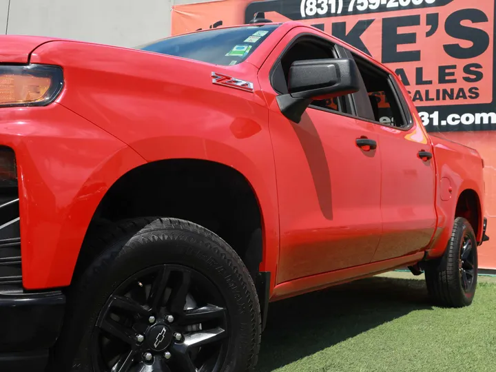 RED, 2019 CHEVROLET SILVERADO CUSTOM TRAIL BOSS Image 36