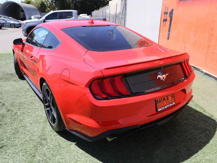 RED, 2021 FORD MUSTANG ECOBOOST PREMIUM Image 9