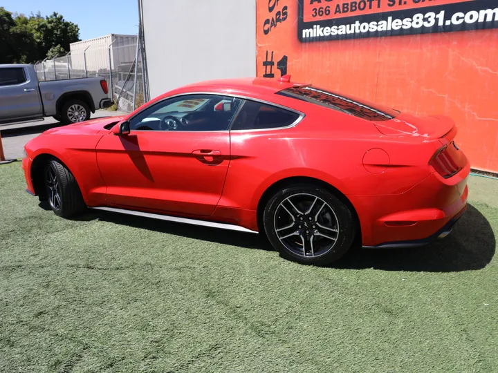 RED, 2021 FORD MUSTANG ECOBOOST PREMIUM Image 10