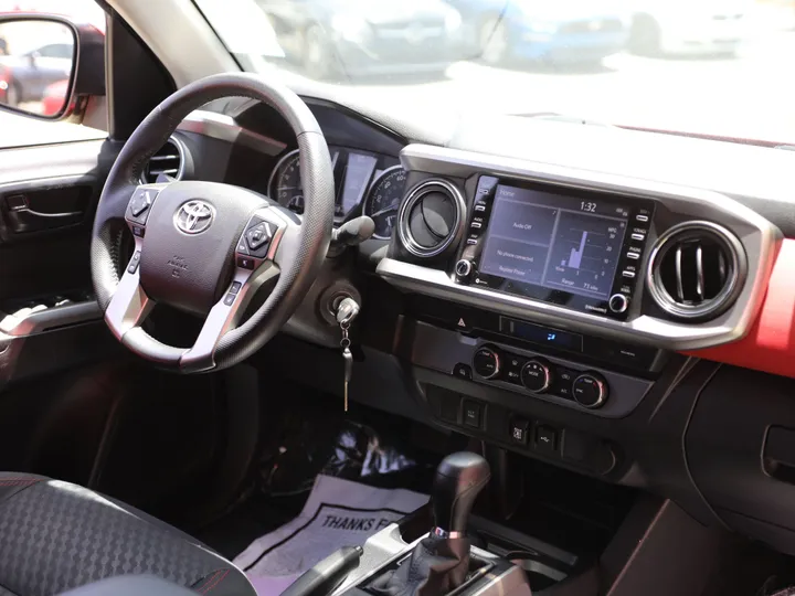 RED, 2021 TOYOTA TACOMA SR5 Image 30