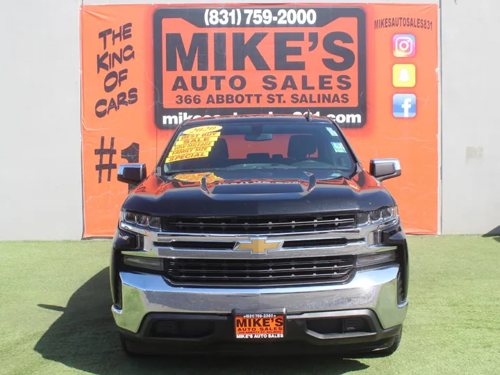 BLACK, 2020 CHEVROLET SILVERADO LT Image 2