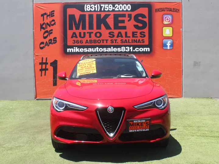 RED, 2019 ALFA ROMEO STELVIO Image 2