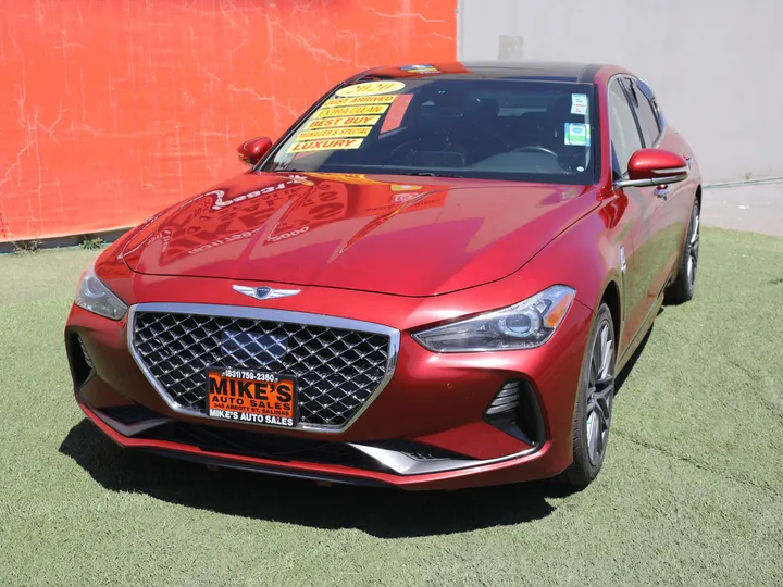 RED, 2020 GENESIS G70 ELITE Image 2