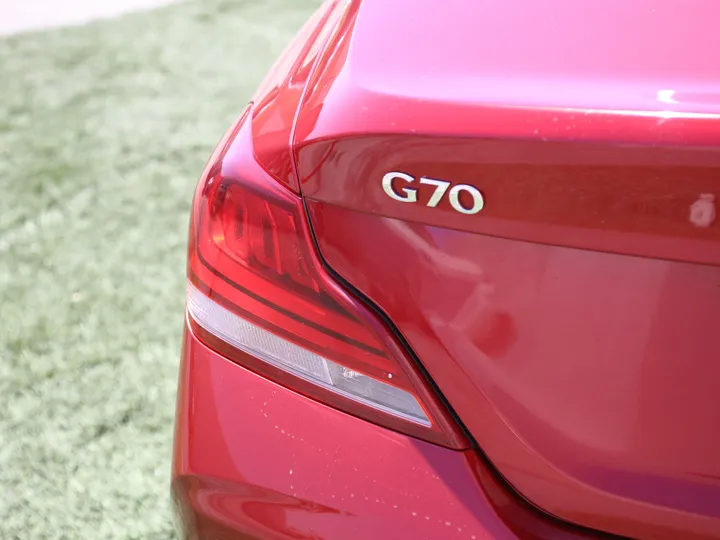 RED, 2020 GENESIS G70 ELITE Image 7