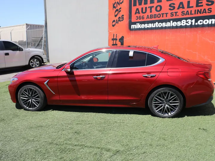 RED, 2020 GENESIS G70 ELITE Image 10