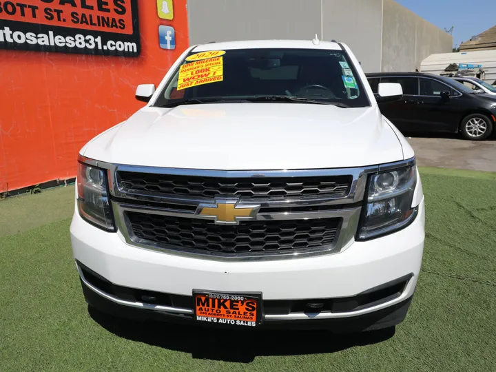 WHITE, 2020 CHEVROLET TAHOE LT Image 3