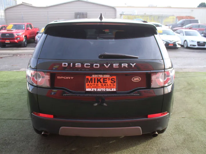 BLACK, 2019 LAND ROVER DISCOVERY SPORT SE Image 5