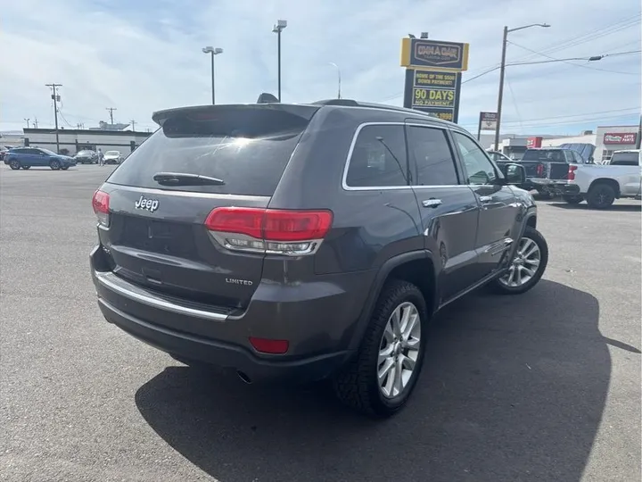 GRAY, 2017 JEEP GRAND CHEROKEE Image 2