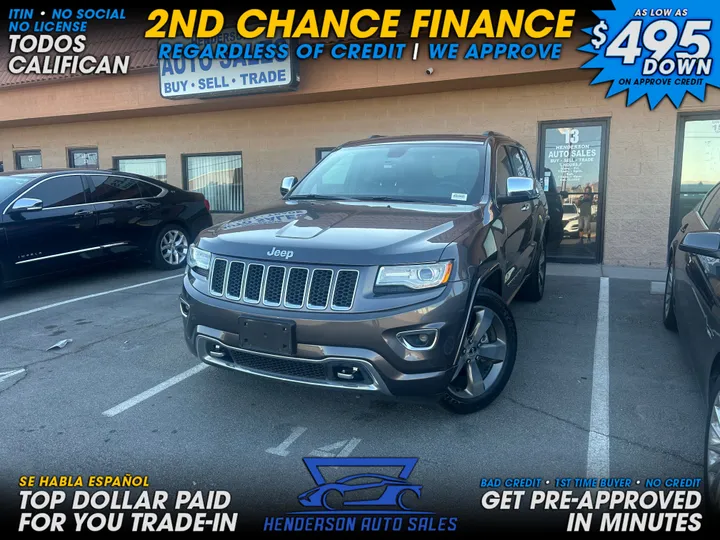 GREY, 2015 JEEP GRAND CHEROKEE Image 1