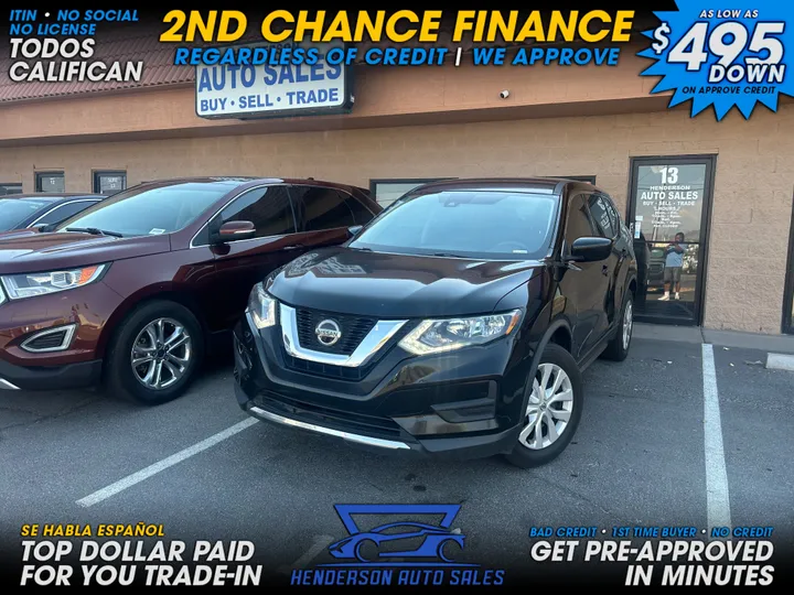 BLACK, 2020 NISSAN ROGUE Image 1