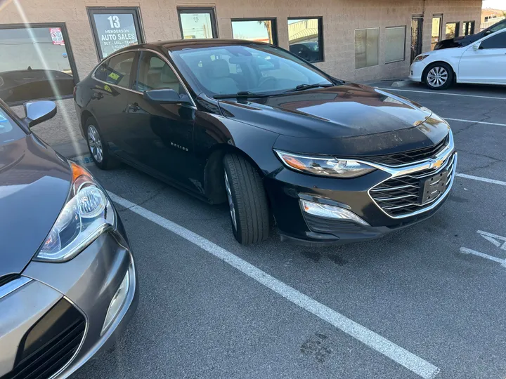 BLACK, 2021 CHEVROLET MALIBU Image 2