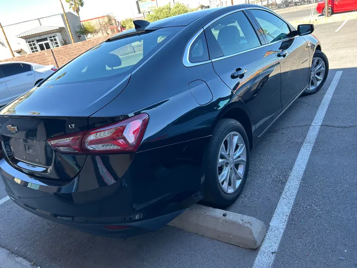 BLACK, 2021 CHEVROLET MALIBU Image 6