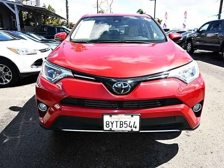 RED, 2017 TOYOTA RAV4 Image 2