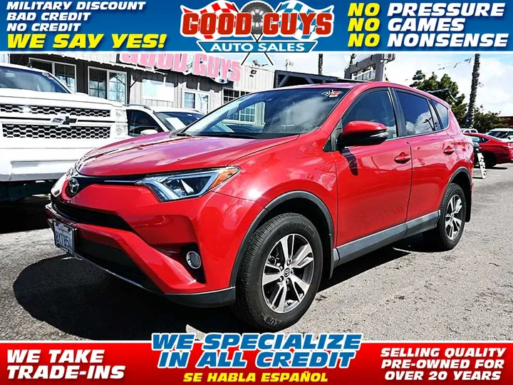 RED, 2017 TOYOTA RAV4 Image 1