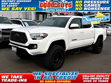 WHITE, 2022 TOYOTA TACOMA DOUBLE CAB Image 