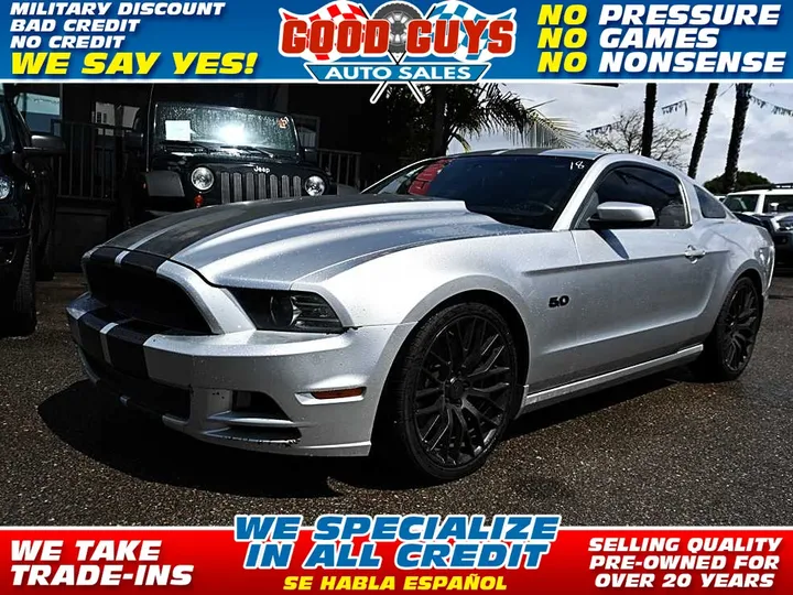 SILVER, 2014 FORD MUSTANG Image 1