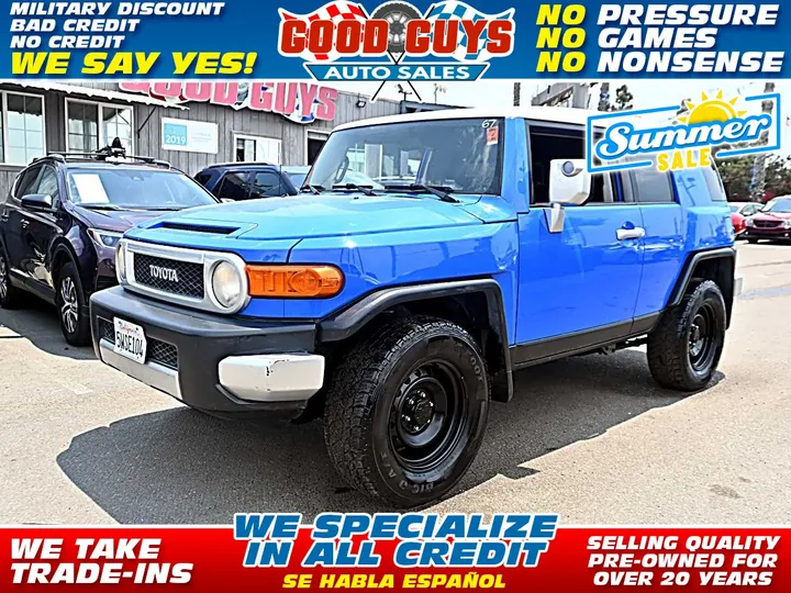 BLUE, 2007 TOYOTA FJ CRUISER Image 1