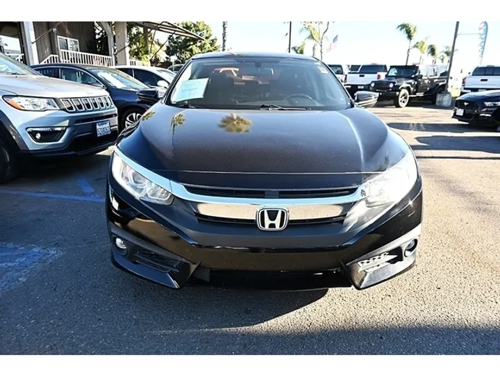 BLACK, 2018 HONDA CIVIC Image 2