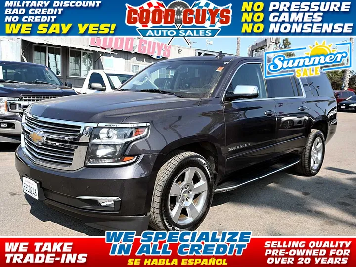 GREY, 2017 CHEVROLET SUBURBAN Image 1