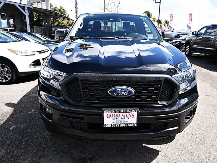 BLACK, 2022 FORD RANGER SUPERCAB Image 2