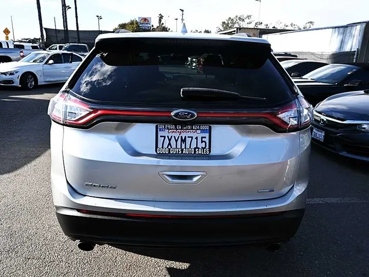 SILVER, 2017 FORD EDGE Image 6