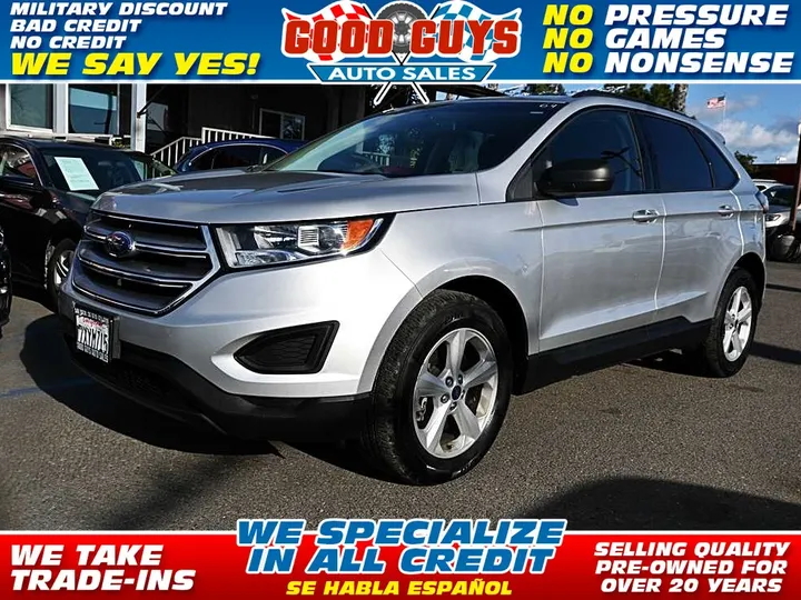 SILVER, 2017 FORD EDGE Image 1