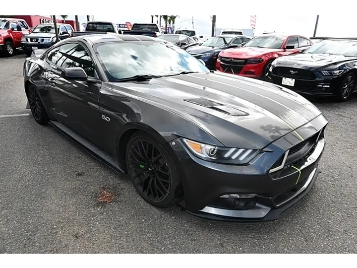 GRAY, 2015 FORD MUSTANG Image 3