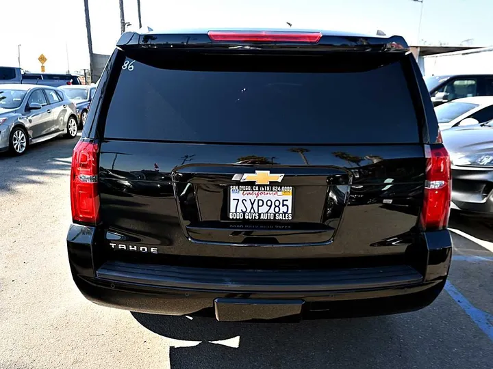 BLACK, 2015 CHEVROLET TAHOE Image 6