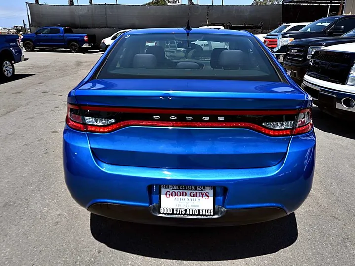 BLUE, 2015 DODGE DART Image 6