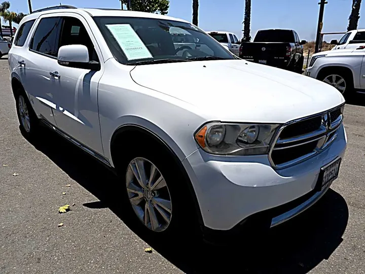 WHITE, 2013 DODGE DURANGO Image 2