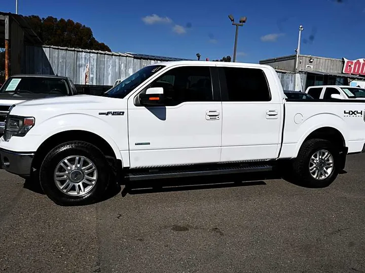 WHITE, 2014 FORD F150 SUPERCREW CAB Image 4