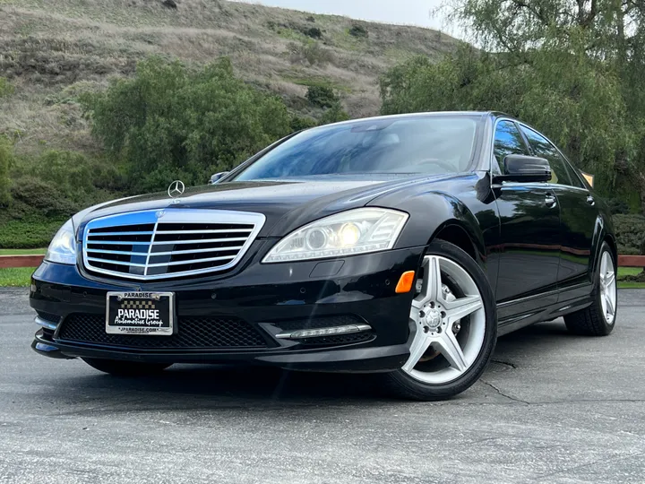 BLACK, 2011 MERCEDES-BENZ S-CLASS Image 2