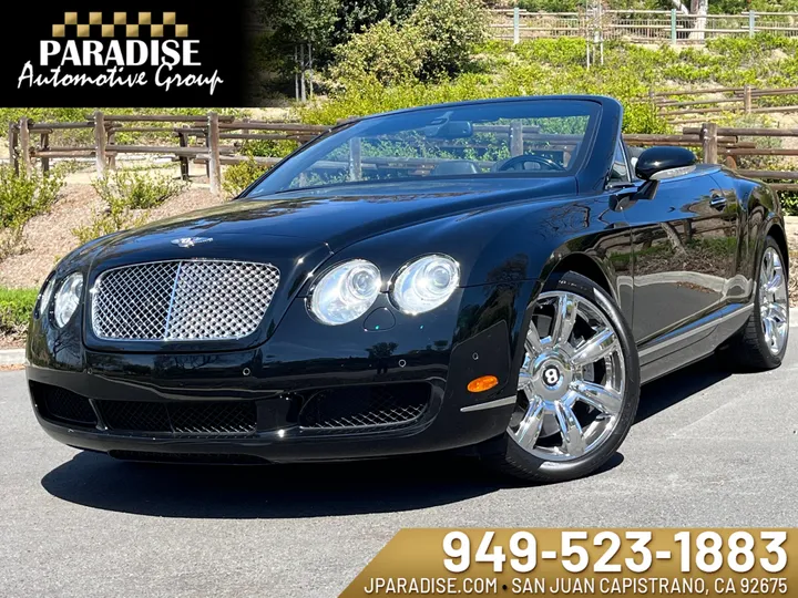 BLACK, 2008 BENTLEY CONTINENTAL Image 1