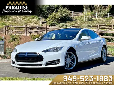 WHITE, 2014 TESLA MODEL S Image 3