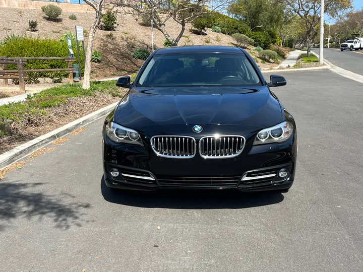 BLACK, 2015 BMW 5 SERIES Image 2