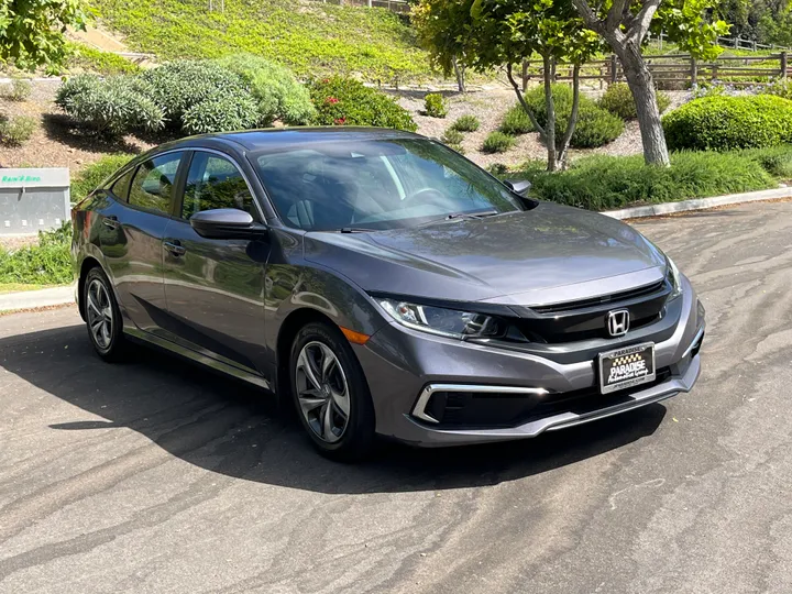 GRAY, 2019 HONDA CIVIC Image 9